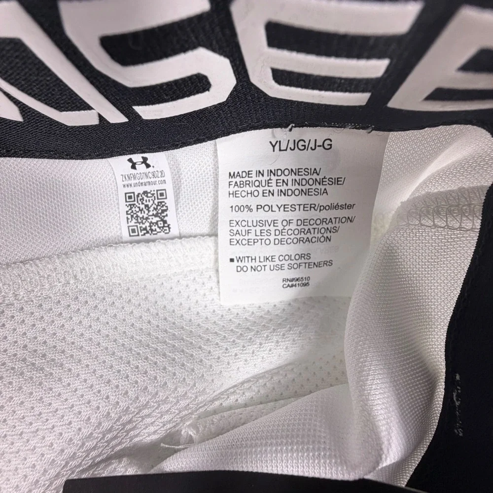 Under Armour Boys White Utility Tapered Baseball Pants 1374382 Youth Large NWT
